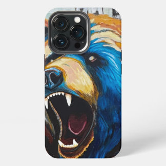 Etui iPhone 13 Pro Grizzly peint