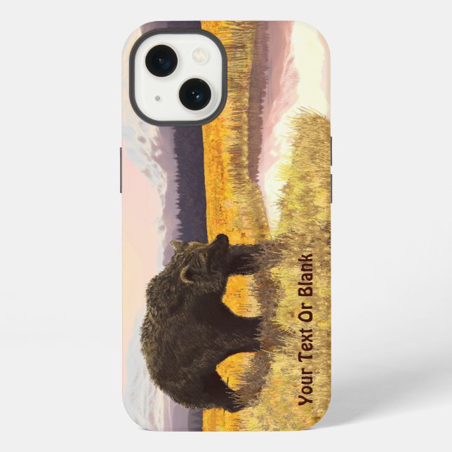 Coque iPhone Grizzly Pond (Verso)
