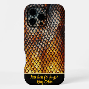 Coque iPhone 16 Pro Max Gros plan de motifs venimeux de serpent