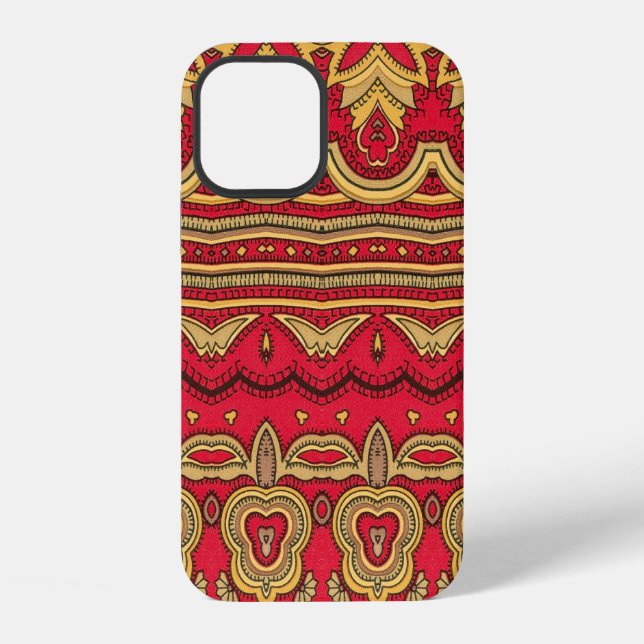 Coque iPhone Gros plan sur la décoration orientale. (Verso)