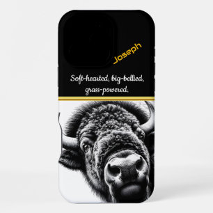 Coque iPhone 16 Pro Max Gros plan sur un majestueux buffle