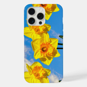 Coque iPhone 15 Pro Max Groupe de jonquilles fleurs de médaille d'or Étui