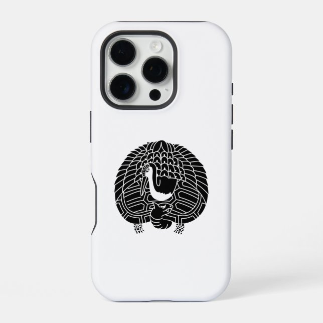 Coque iPhone Grue et tortue (Verso)