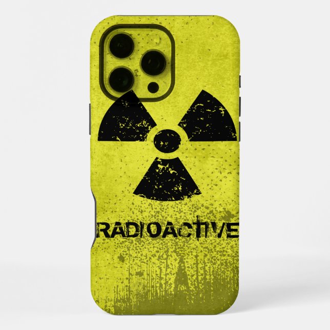Coque iPhone Grunge radioactive Select-A couleur (Verso)