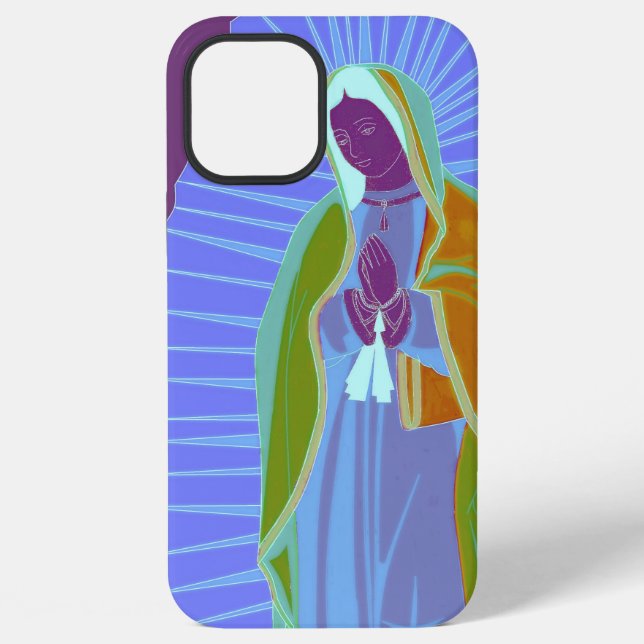 Coque iPhone Guadalupe Ultraviolet (Verso)