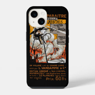 COQUE POUR iPhone 14 GUERRE DES MONDES AFFICHE FRANÇAISE 1906