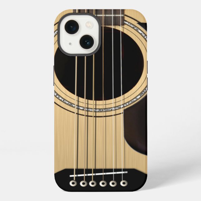 Coque iPhone Guitare acoustique (Verso)