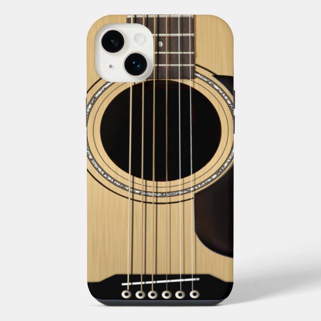 Coque iPhone Guitare acoustique (Verso)