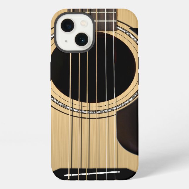 Coque iPhone Guitare acoustique (Verso)