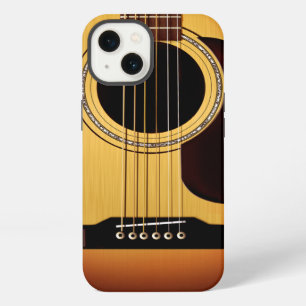 Etui iPhone 13 Guitare acoustique Sunburst