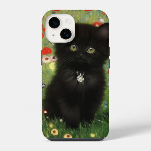 Coque Pour iPhone 14 Gustav Klimt Kitten