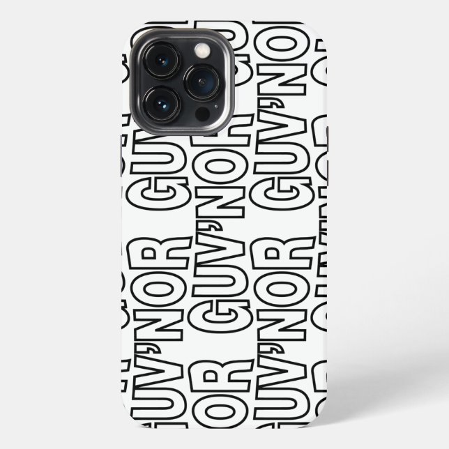 COQUE iPhone GUV'NOR (Verso)