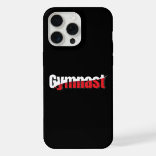 Coque iPhone 15 Pro Max Gymnastique - Gymnaste Art abstrait Word Art Swish
