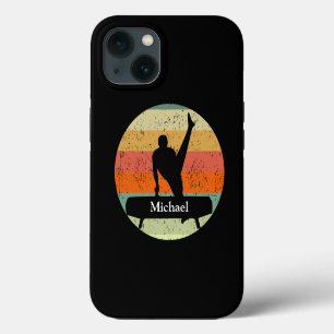 Etui iPhone 13 Gymnastique Masculine Gymnaste Masculin au Coucher