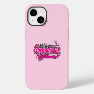 Coque Pour iPhone 14 Gymnastique Saut Écarté en Écart Gymnastique Perso