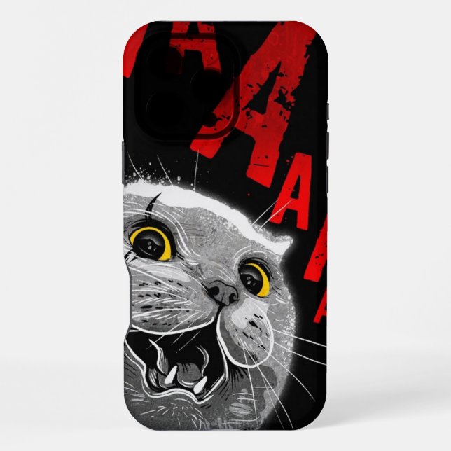 Coque iPhone HAHAHA Cat  (Verso)
