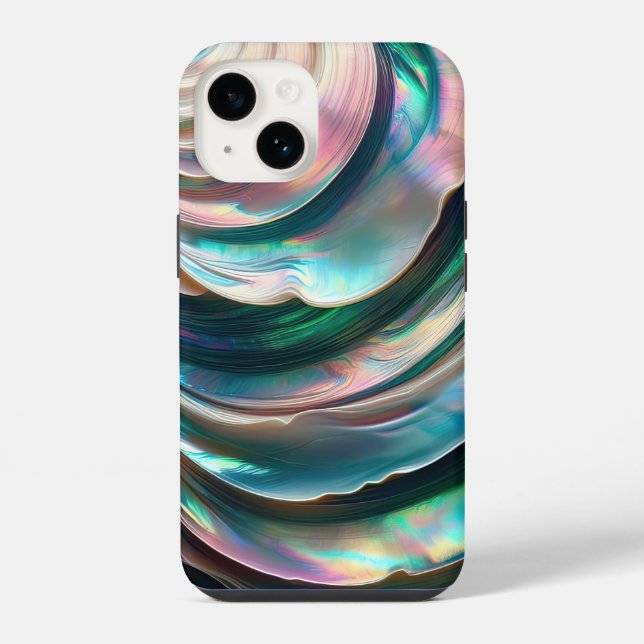 Coque iPhone Haliotide Nacre (Verso)