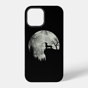Coque iPhone 12 Halloween Dachshund Et Lune