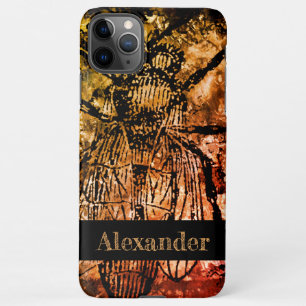 Coque iPhone 11Pro Max Halloween Déplaisant vol étrange art Abstrait