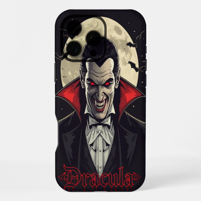Coque iPhone Halloween gothique Dracula (Verso)