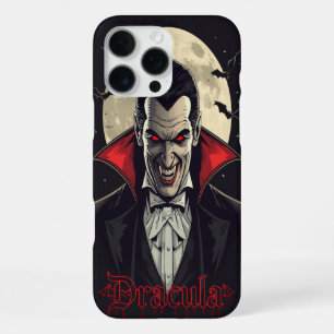 Coque iPhone 16 Pro Max Halloween gothique Dracula
