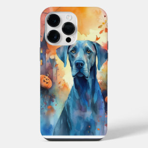 Coque Pour Pour iPhone 14 Pro Max Halloween grand Danse avec la peur Citrouille