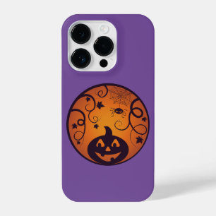 Coque Pour iPhone 14 Plus Halloween Jack-o'-lantern citrouille visage et ara