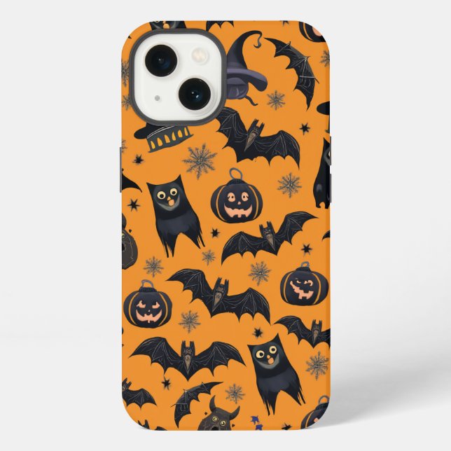 Coque iPhone Halloween joyeux (Verso)