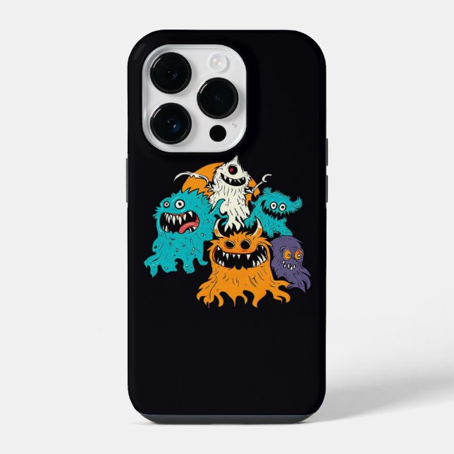 Coque iPhone Halloween/Monster/octobre/automne (Verso)