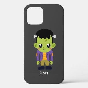 Coque iPhone 12 Halloween monstre Frankenstein Green