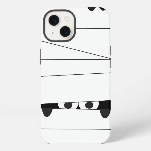 Coque iPhone Halloween Peeking maman (Verso)