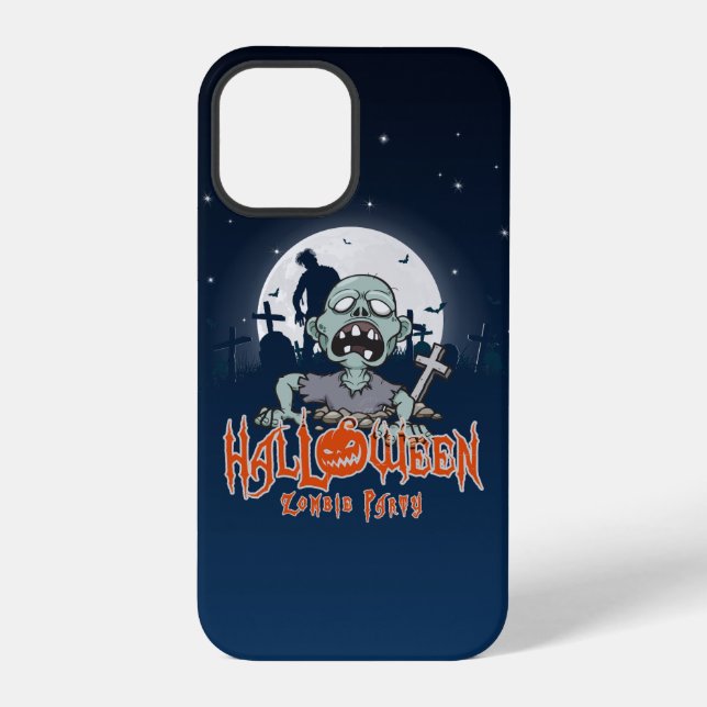 Coque iPhone Halloween Zombie Party |  (Verso)