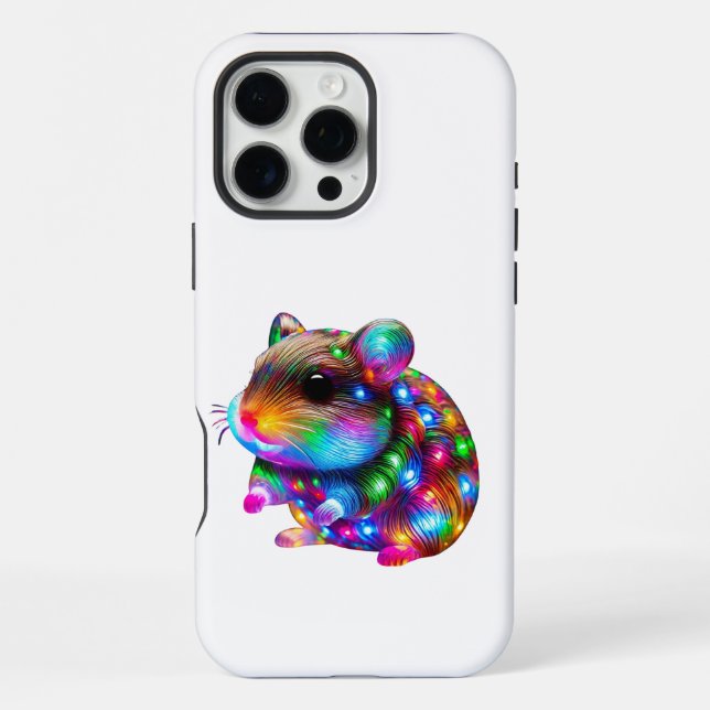 Coque iPhone Hamster Lumineux (Verso)