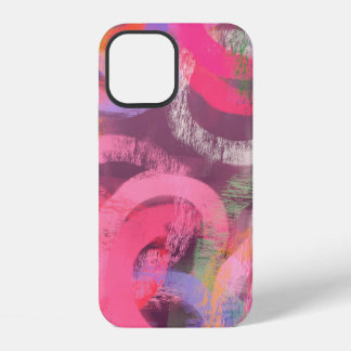 Coque iPhone 12 Handmade surreal abstract pattern. Modern artistic