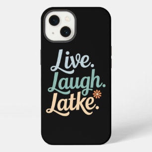Etui iPhone 13 Hanukkah en direct rire latke drôle vacances famil