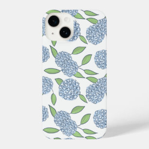 Coque Pour iPhone 14 Happy Hydrangea Preppy Téléphone Case
