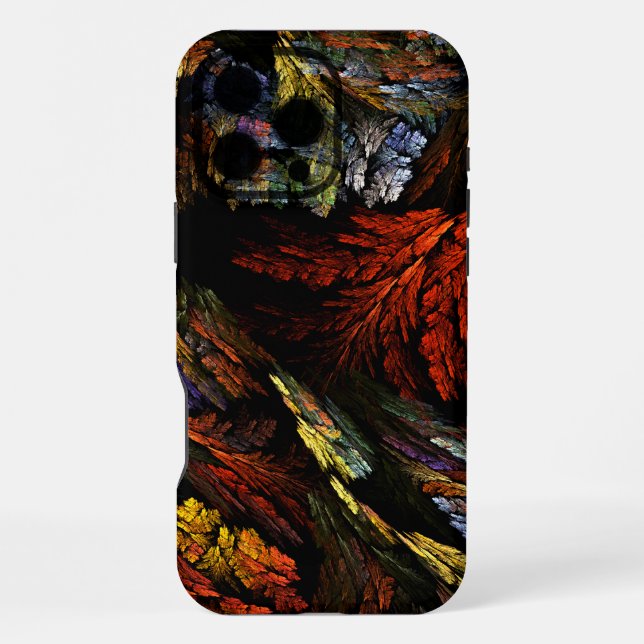 Coque iPhone Harmonie des couleurs Art abstrait (Verso)