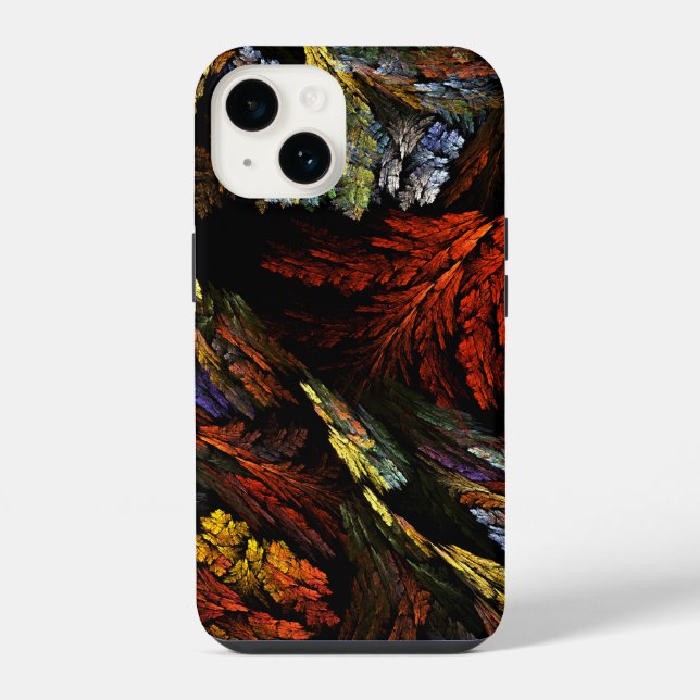 Coque iPhone Harmonie des couleurs Art Abstrait (Verso)