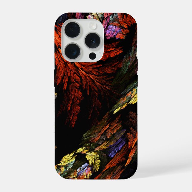 Coque iPhone Harmonie des couleurs Art Abstrait (Verso)