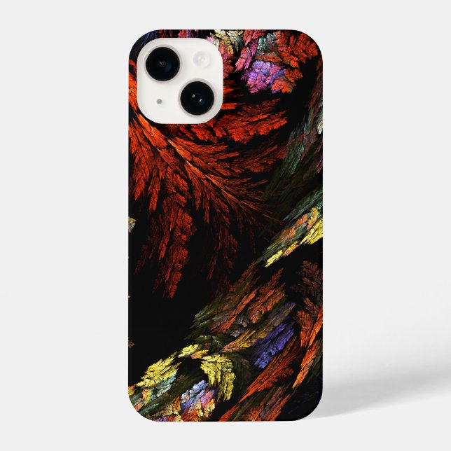 Coque iPhone Harmonie des couleurs Art Abstrait (Verso)