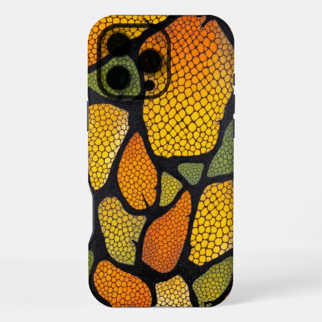 Coque iPhone Harmonie des feuilles d'agrumes (Verso)