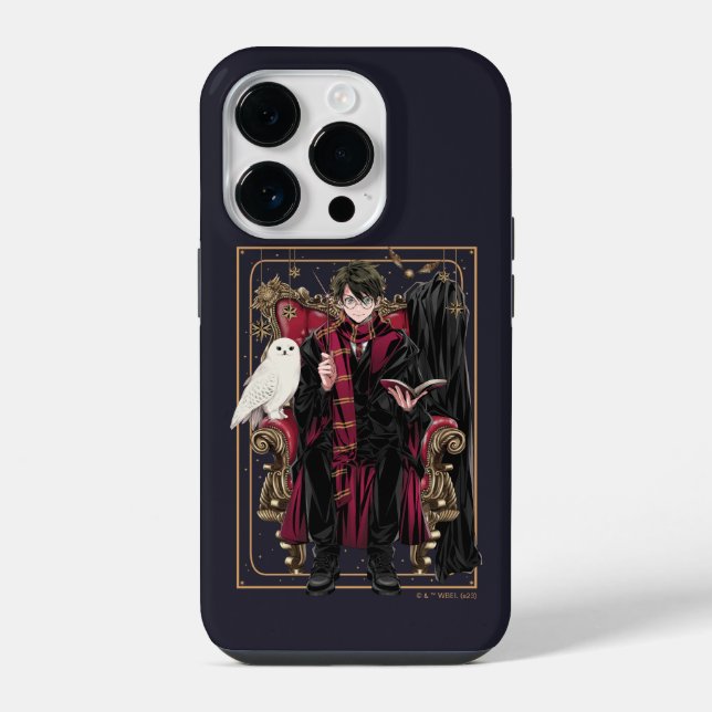 Coque iPhone HARRY POTTER™ | Anime HARRY POTTER™ assis (Verso)