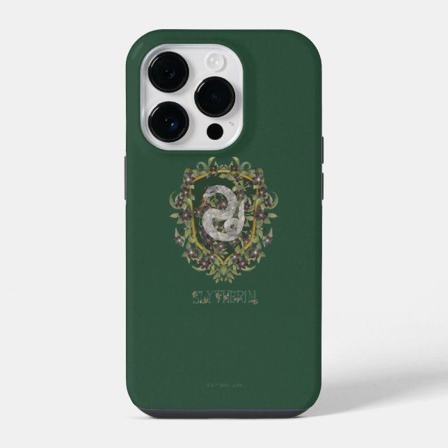 Coque iPhone HARRY POTTER™ | Blason de SLYTHERIN™ (Verso)