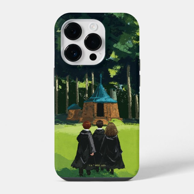 Coque iPhone HARRY POTTER™, Ron & Hermione à la cabane de Hagri (Verso)