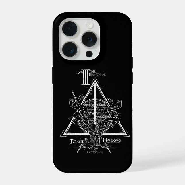 Coque iPhone Harry Potter Spell | HAUTEUR DE MORT Graphique (Verso)