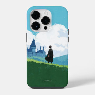 Coque Pour iPhone 14 Plus HARRY POTTER™ surplombant le château de Poudlard ™