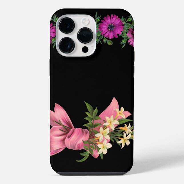 Coque iPhone Haut Clour Noir (Verso)