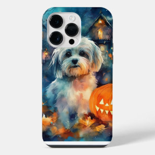 Coque Pour Pour iPhone 14 Pro Max Havanais d'Halloween avec citrouilles effrayantes