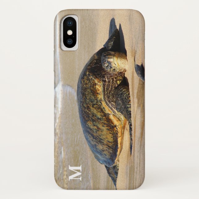Coque iphone hawaïen de tortue de mer (Dos)