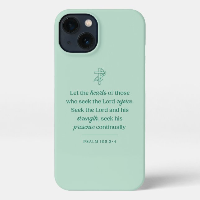 Coque iPhone Hearts Seeking the Lord Christian (Verso)